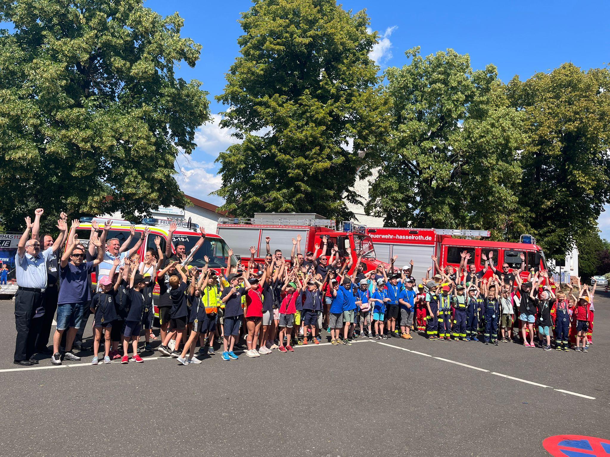 TVN beim Spiel ohne Grenzen der Jugendfeuerwehr Hasselroth