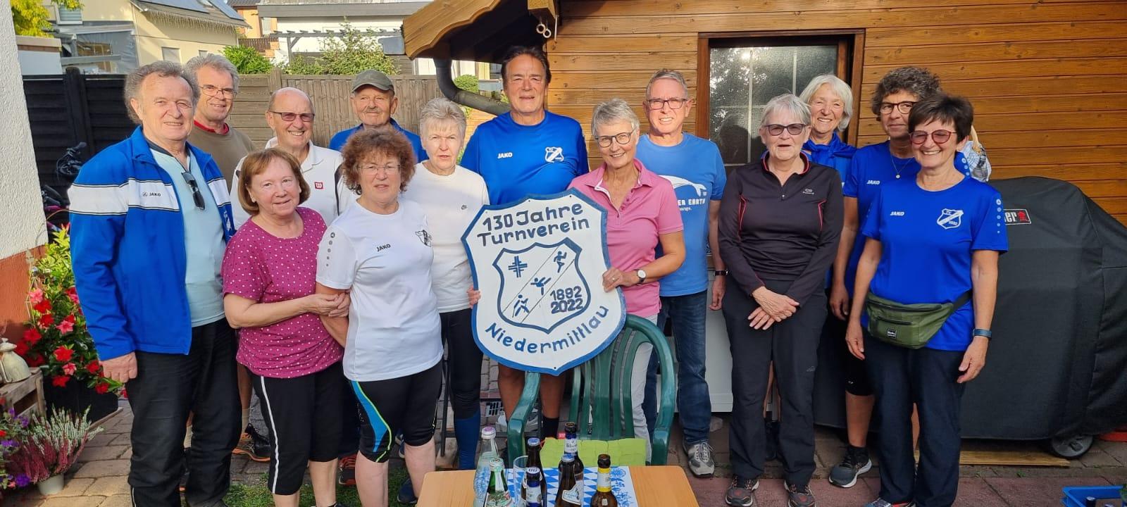 Gruppenbild der Nordic Walking Gruppe