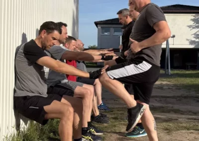 Crosstraining an einer Wand