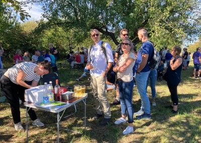 Äpplerwanderung - Buffett im Freien