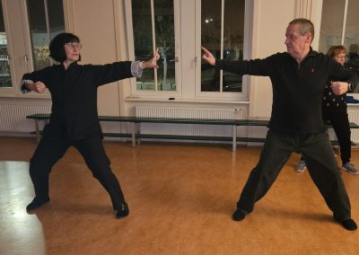 QiGong Trainer in Aktion